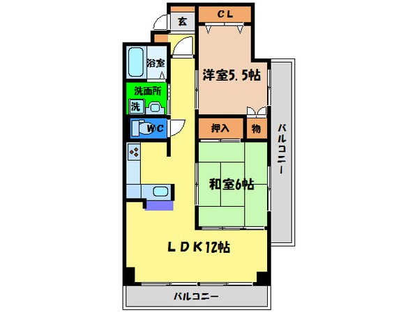 第３コーポ浜田の物件間取画像